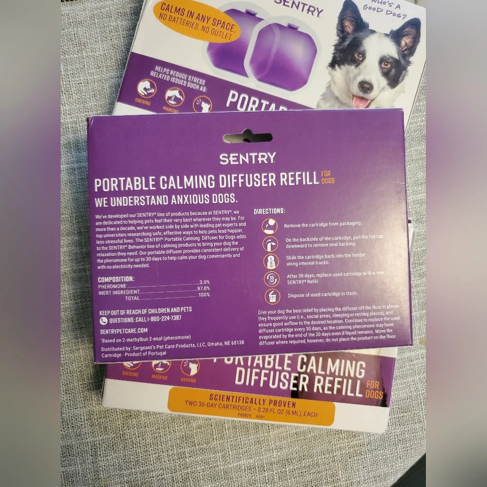 sentry calming diffuser